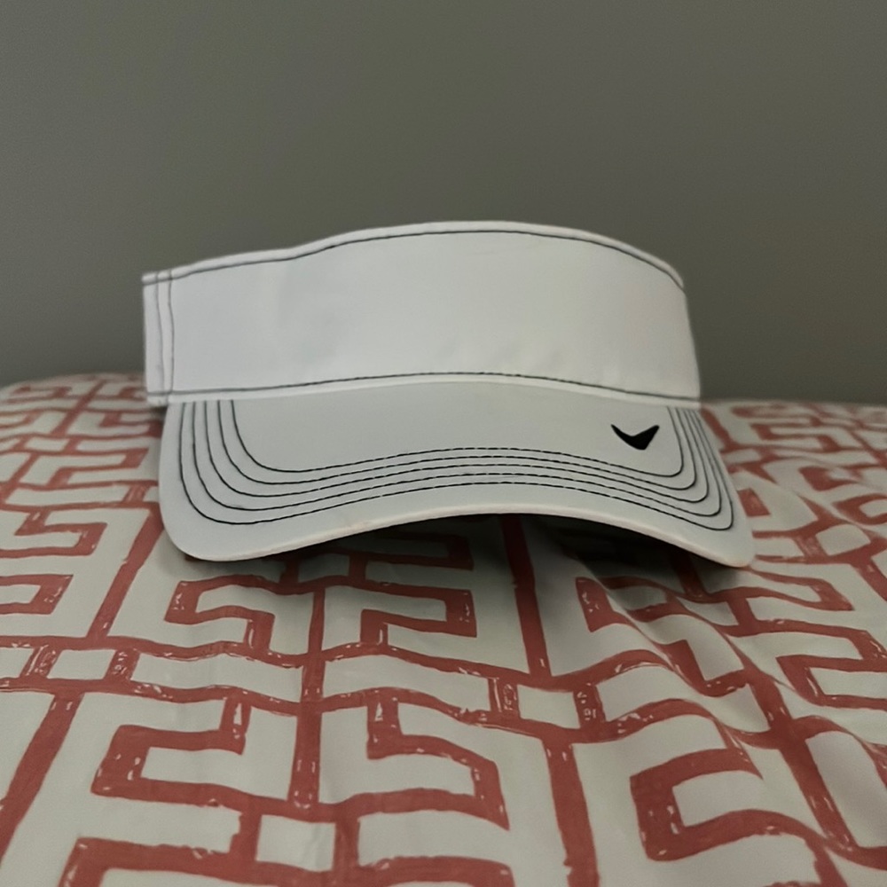 white nike visor